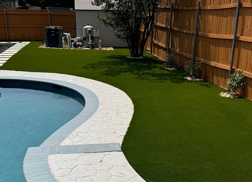 After EcoTurf installation