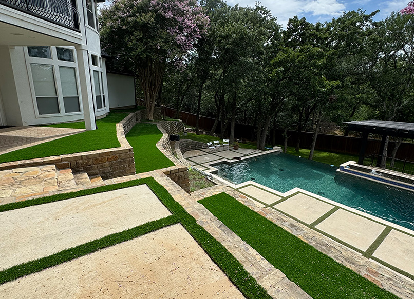 EcoTurf service area across the Dallas–Fort Worth metroplex